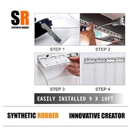 PVC Curtain Strip Hanger PVC Strip Curtain Hanger PVC Curtain Bracket PVC Strip Door Hanger PVC Stri