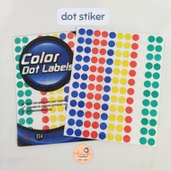 Colorful 13 mm dot stickers | Sticker dot labels no. 114