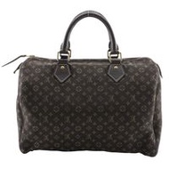 กระเป๋า Louis Vuitton Speedy 30 Mini Boston มือสอง M95224 ลาย Monogram Mini Lin Ebene ผลิตในประเทศฝร