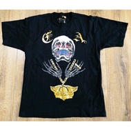 Ed Hardy 100% Cotton Skull Rhinestone Men's Black