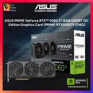 ASUS PRIME GeForce RTX™ 5060 Ti 16GB GDDR7 OC Edition Graphics Card (PRIME-RTX5060TI-O16G)