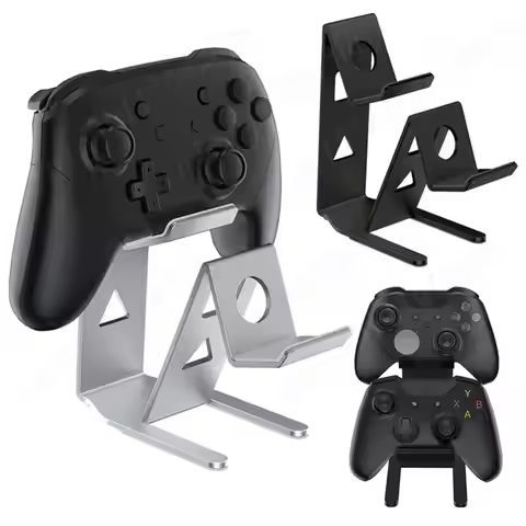 Dual Game Controller Stand Holder for Switch/PS5/PS4/Xbox Controller Desktop Display Stand Stable Ga