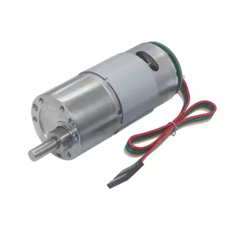 JGB37-545 High Torque Micro DC Geared Motor With Encoder