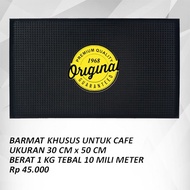BAR MAT BARTENDER FOR CAFE SIZE 30 X 50CM