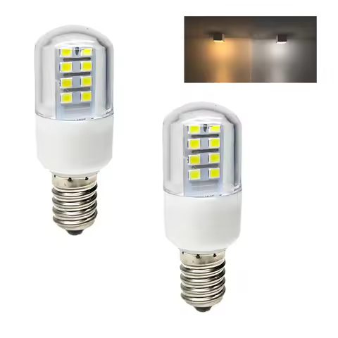 T22 LED Bulb E12 E14 2W AC 220V Bright LED Can Lamp Refrigerator Range Hood Sewing Machine Microwave