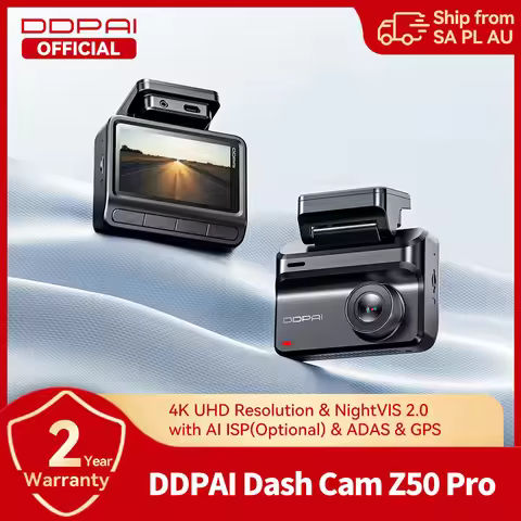 DDPAI Z50 Pro 4K Front Car DVR Video Recorder Night Vision 5GHz WiFi ADAS 24H Parking Monitor Suppor