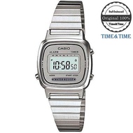 Time&amp;Time CASIO Standard นาฬิกาข้อมือผู้หญิง สีเงิน สายสแตนเลส รุ่น LA670WA-7DF