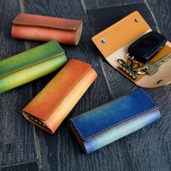 鑰匙包【漸變皮革】真皮鑰匙扣簡約男士 HO03K