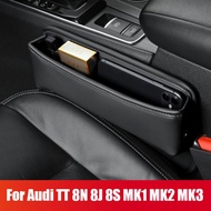 สำหรับ Audi TT 8J 8N 8S MK1 MK2 MK3 TTS E-Tron Quattro เบาะรถยนต์กระเป๋าทรงกล่องเก็บของรอยแยกที่วางโทรศัพท์อุปกรณ์เสริม