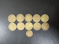 （61年10枚大壹毫）香港硬幣英女王伊利沙伯二世 1961年大一毫 Government of Hong Kong Coin Queen Elizabeth ll 1961 $0.1