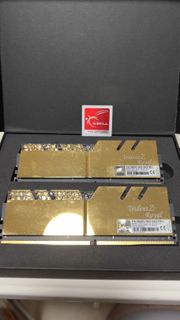 G.Skill Trident Z Royal 3600mhz 32GB pack 記憶體 金色