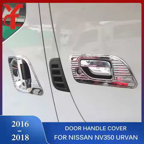 ABS Door Handle Cover For Nissan Urvan Caravan NV350 E26 2016 2017 2018 Accessories Exterior Plate P