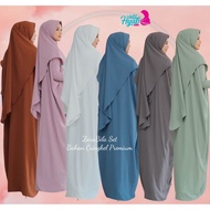 LOVE HIJAB ZaraBila Abaya Set Umrah Hajj Gamis Abaya Set HIJAB