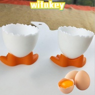 WITAKEY 1/2/4Pcs Kitchen Supplies Cute Creative Opener Eggs Container