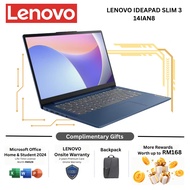 LENOVO IdeaPad Slim 3 14IAN8 82XA002MMJ 14'' FHD Laptop Abyss Blue I3-N305 8GB 512GB SSD Intel W11