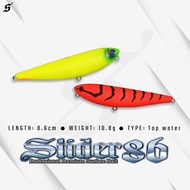 SENSES SLIDER 86 Professional Premium Surface Bait 86mm/10.6g VMC Hooks