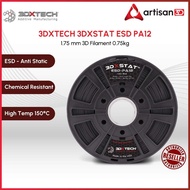 3DXTECH 3DXSTAT ESD NYLON 12 Filament | ESD-Safe | 1.75mm | 750gm | Bambu Lab | Creality | Elegoo