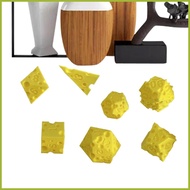 Polyhedral 7 Pieces Cheese 3D Printed Fun Prop for Decision Making Math Learning Tabletop Classroom 