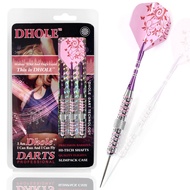 CUESOUL DHOLE Series 23 Grams Steel Tip Darts With Pink Aluminum Shaft