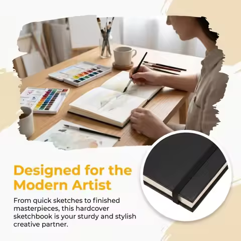 Lychee Grain Texture Watercolor Paper Notebook Two Available Dimensions Hardcover Bound Lychee Textu