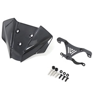 สำหรับ KTM DUKE390 DUKE125 DUKE 390 125 2017-2023กระจกบังลมกระจกหน้าพร้อมขายึด