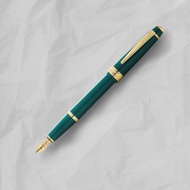 【CROSS】 Bailey Light貝禮輕盈系列金夾亮綠鋼筆-F尖