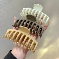 爆款磨砂11公分大号龙骨盘发高级感鲨鱼夹发夹后脑勺鲨鱼夹Explosive matte 11cm large keel plate hair highmbh4433f.my