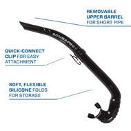 ScubaPro Apnea Freediving/Scuba Snorkel