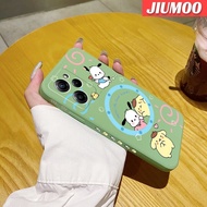 เคส JIUMOO สำหรับ Xiaomi Poco X5 Pro 5G Redmi Note 12 Pro Speed 5G Note 12G น่ารัก Pochacco Square เ