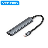 Vention 5 in 1 Mini Hub USB 3.2 Gen 2 Type C 10Gbps for Windows macOS Linux Android iPadOS Tablet Ga