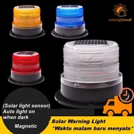 Solar Power Construction Warning Light LED Safety Strobe Emergency Road Light Warning Lamp (Solar Po