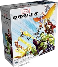 Marvel D.A.G.G.E.R. Board Game - Super Hero Strategy Game for Kids and Adults, Cooperative Board Gam