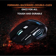 3200 DPI 7 Button 7D LED Optical USB Wired Gaming Mouse (Black)