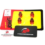 FUEL INJECTOR ADAPTOR 14MM TO 10.5MM B16 B18 B20 4G93 4G92 4G91 4G15 4G63 JDM RED