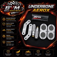 Aerox 155 Underbone Package Plus Silver Diffuser Rear Footrest Aerox 155 Rear Footrest Aerox 155 Acc