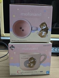 日版 Mofusand 一番賞C賞 玻璃杯 馬克杯