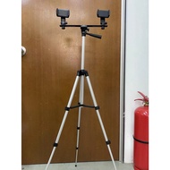 Tripod 3110-AStand Holder with 2 stand holder double holder phone