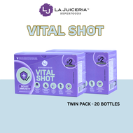 La Juiceria Superfoods Vital Shot Twin Pack (20 Bottles) - Ginger Lemon Honey Shot