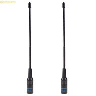 Doublebuy 2x SMA-Male Flexible Antenna 144 430MHz NA-701 Dual Band for Yaesu VX-3R7R Radio
