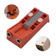 HL Woodworking Oblique Hole Locator Drill Pocket Hole Punch Positioner Jig Angle Drill Guide Set Hol