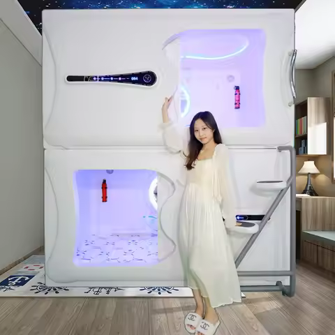 Space Capsule Sheet Bunk Dormitory Capsule Cabin Hotel School Apartment