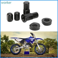 Wor* Universal Motorbike Dirt Bike Rim Lock Nut Spacer Kit Motocross Dirt Pit Bike Rim Nut Motorcycl