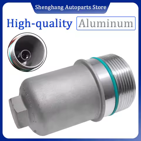 Aluminum 06L115401S Oil Grille Filter Check Valve Housing For EA888 GEN3 Golf MK6 Tiguan Touran Scir