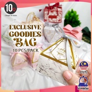 10Q Wedding Box 10s Party Birthday Door Gift Goodies Exclusive Premium Gift Souvenir Bag Box Beg Kotak Gula-gula