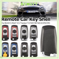 GSWLTT Car Key Shell, Flip ABS Remote Car Key Shell, 3/4 Button Folding Key  Cover for BMW CAS4 F 3 