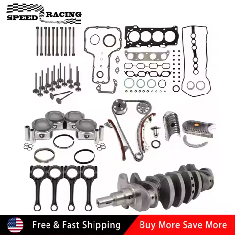 13715-22040 13050-22012 13506-0D010 1ZZ-FE 1.8L Engine Rebuild Overhaul Kit For 2000-2005 Toyota MR2