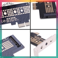 JIHENGS NVMe PCIe M.2 NGFF SSD ไปยัง PCIe x1 ADAPTER CARD PCIe x1ถึง M.2 Card พร้อม Bracket
