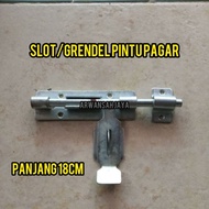 Slot grendel Pintu Pagar Besi kayu