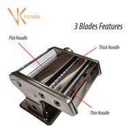 ❐◊KBM Pasta Maker / 3 Blade Pan Mee Noodle Maker / Stainless Steel Pasta Maker / Mesin Mee