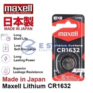 CR1632 GENUINE Maxell Japan Coin Cell Lithium Battery 3V - CR1632/1BS